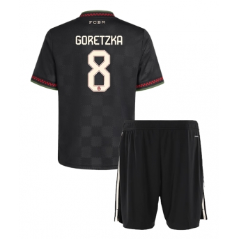 Billige Fotballdrakt Bayern Munich Leon Goretzka #8 Replika Tredjedraktsett Barn 2025-26 Kortermet (med bukser)